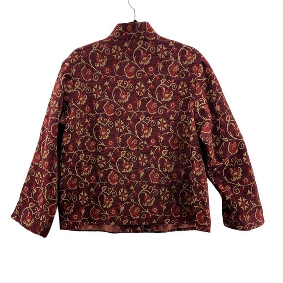 Austin Reed Womens Suit Jacket Blazer Multicolor Floral Pockets Long Sleeve XL - Picture 2 of 8